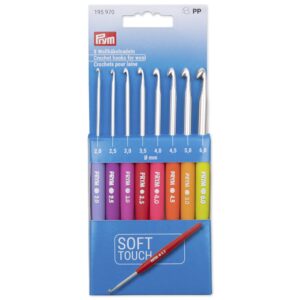 Set croșete Prym Soft-Grip Lână 2-6mm