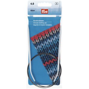 Andrele circulare Prym aluminiu 4mm, 80cm