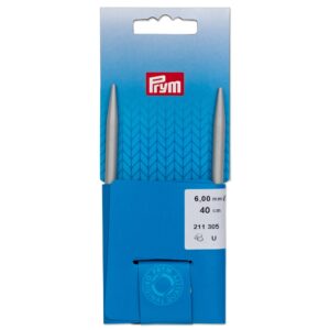 Andrele circulare Prym aluminiu 6mm, 40cm