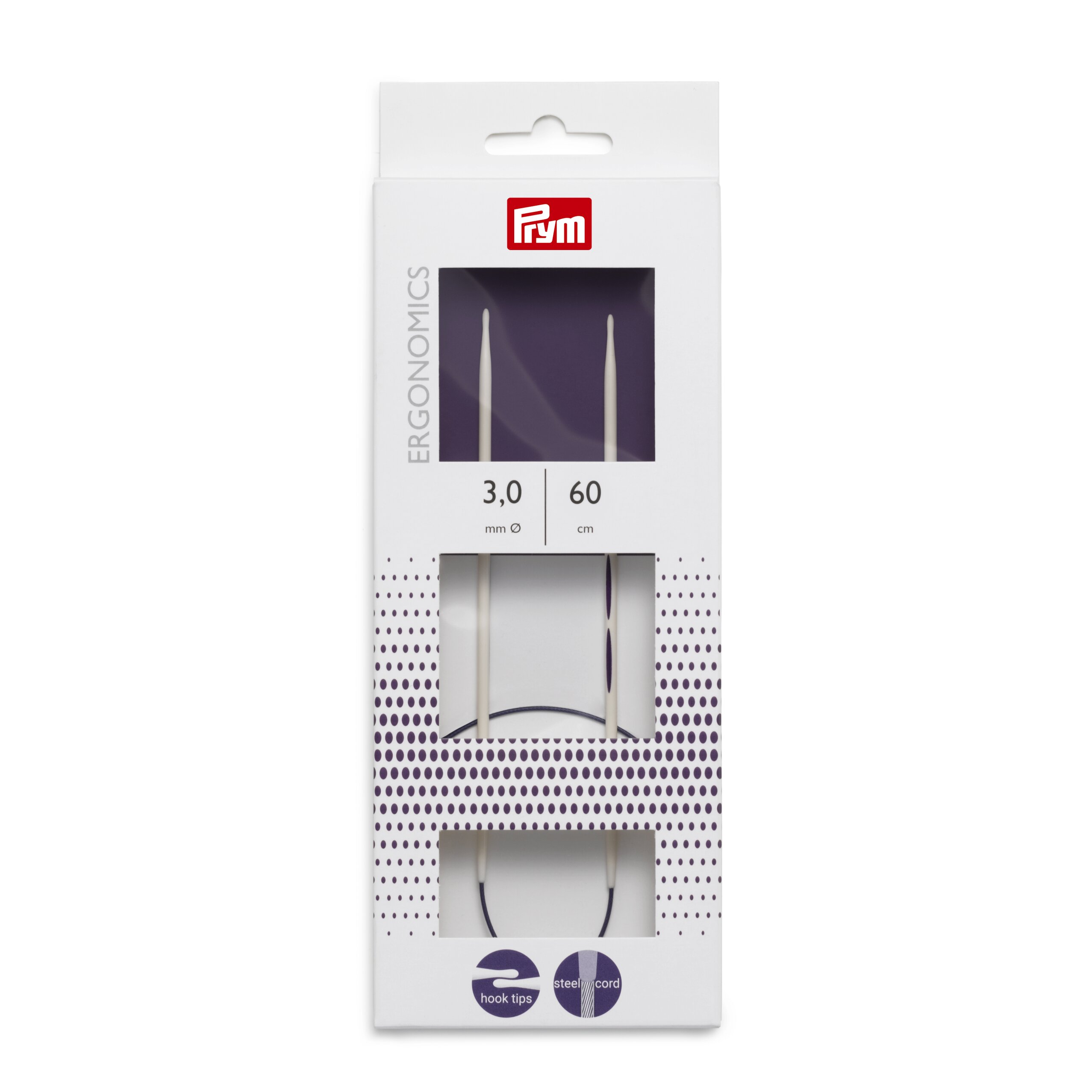 Andrele circulare Prym Ergonomics 3mm, 60cm