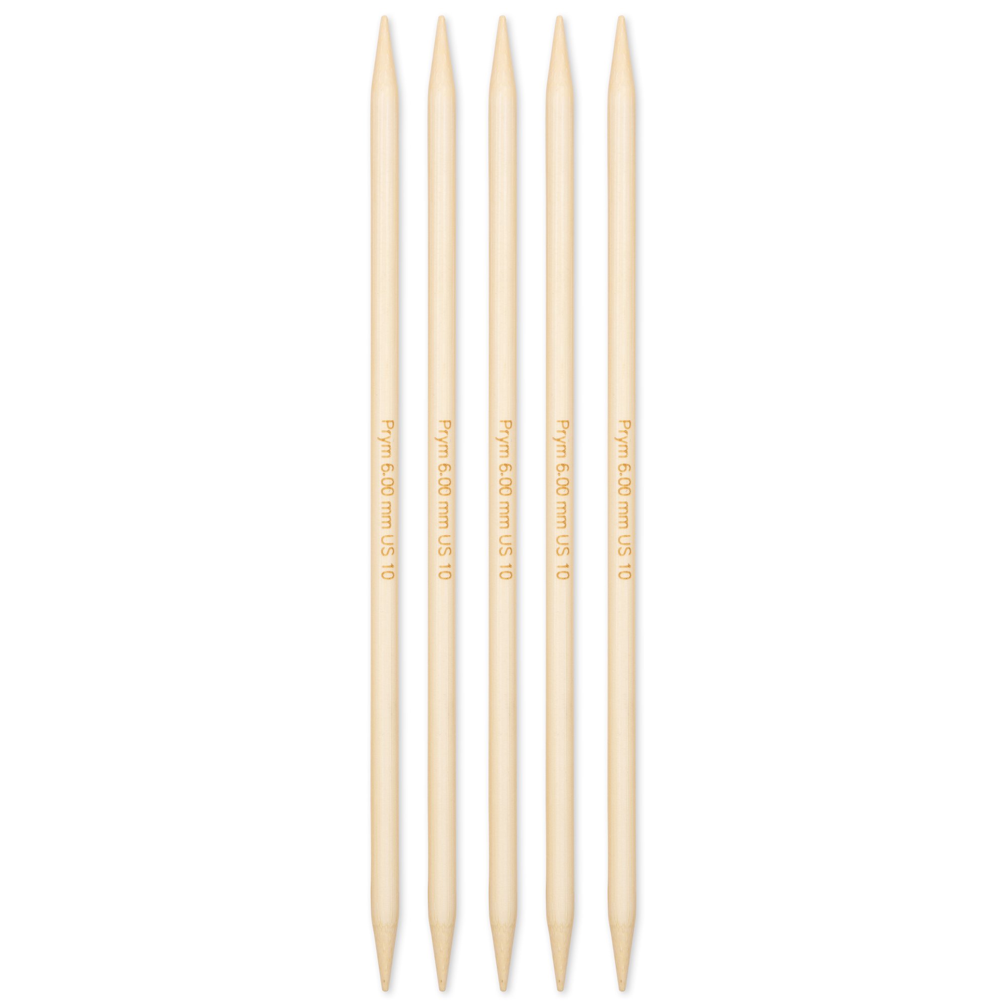 Andrele duble Prym Bamboo 6mm, 20cm - imagine 2
