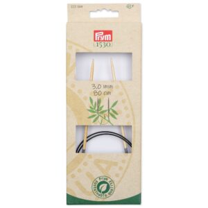 Andrele circulare Prym Bamboo 3mm, 80cm