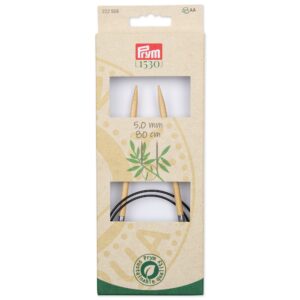 Andrele circulare Prym Bamboo 5mm, 80cm