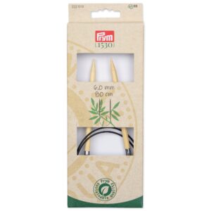 Andrele circulare Prym Bamboo 6mm, 80cm