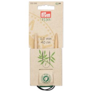 Andrele circulare Prym Bamboo 6mm, 40cm