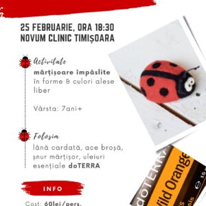 Hai să împâslim mărțișoare!