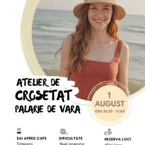 Atelier de Croșetat Pălărie de Vară