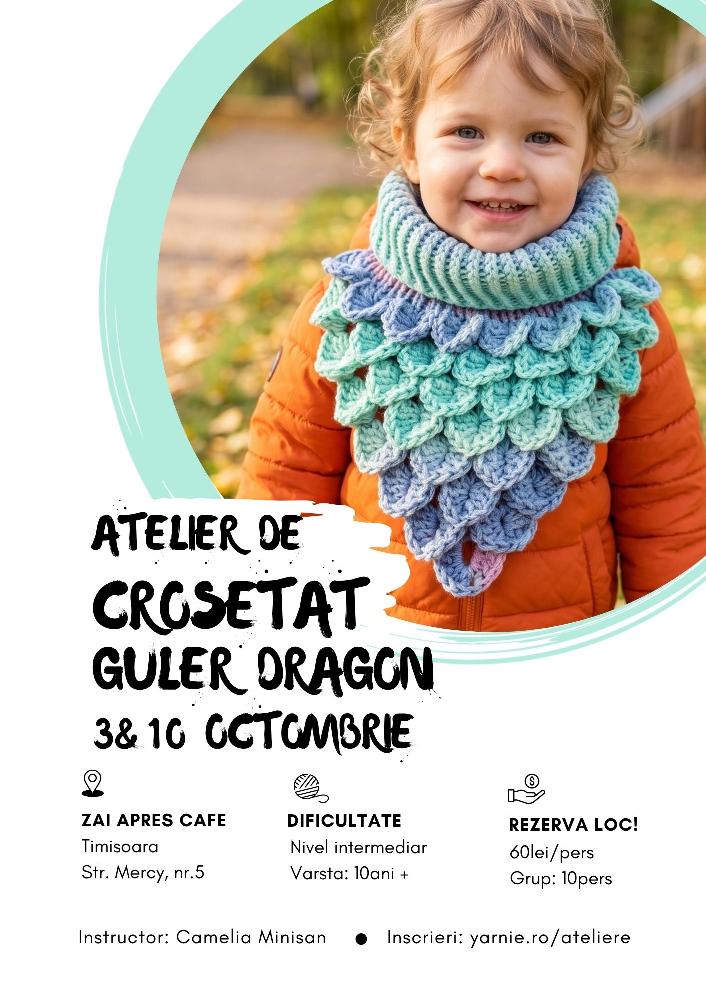 Atelier de Croșetat Guler Dragon