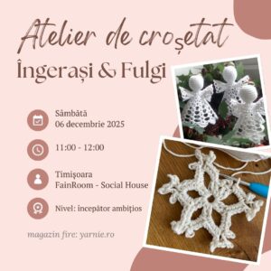 Atelier de Croșetat Îngerași & Fulgi