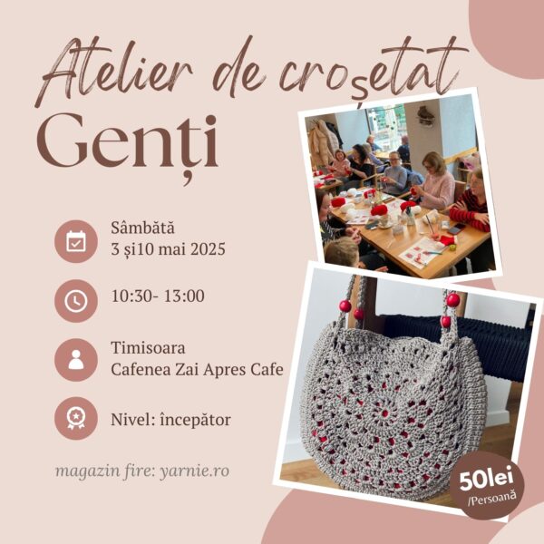 Atelier de Croșetat Genți
