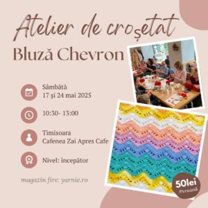 Atelier de Croșetat Bluză Chevron
