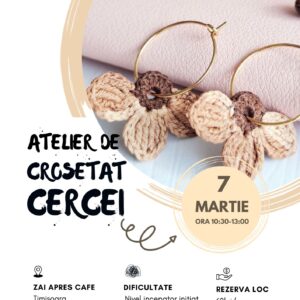 Atelier de Croșetat - Cercei