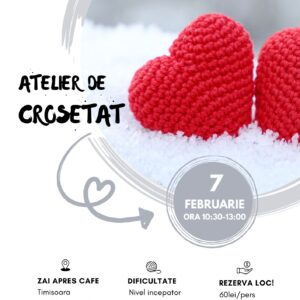Atelier de Croșetat Inimă