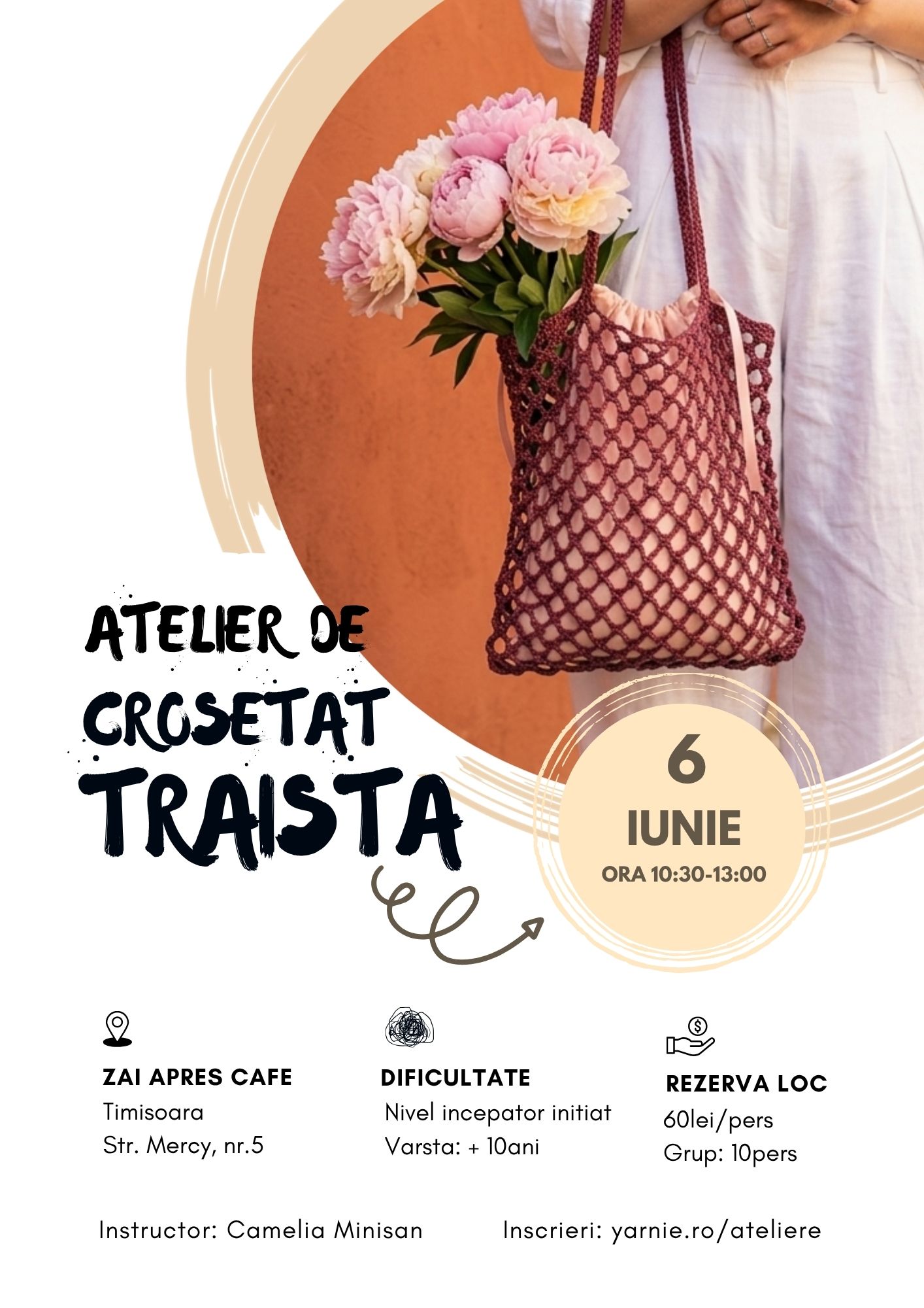 Atelier de Croșetat Traistă