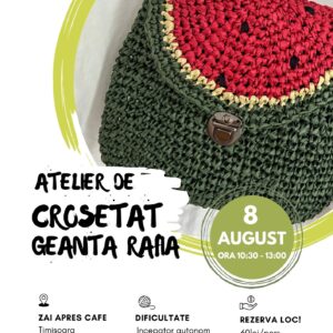 Atelier de Croșetat Geantă Rafia