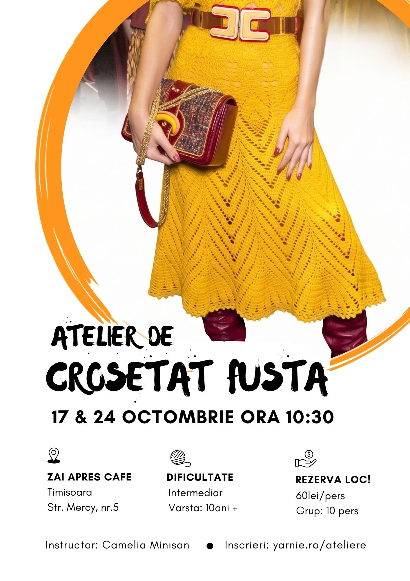 Atelier de Croșetat Fustă