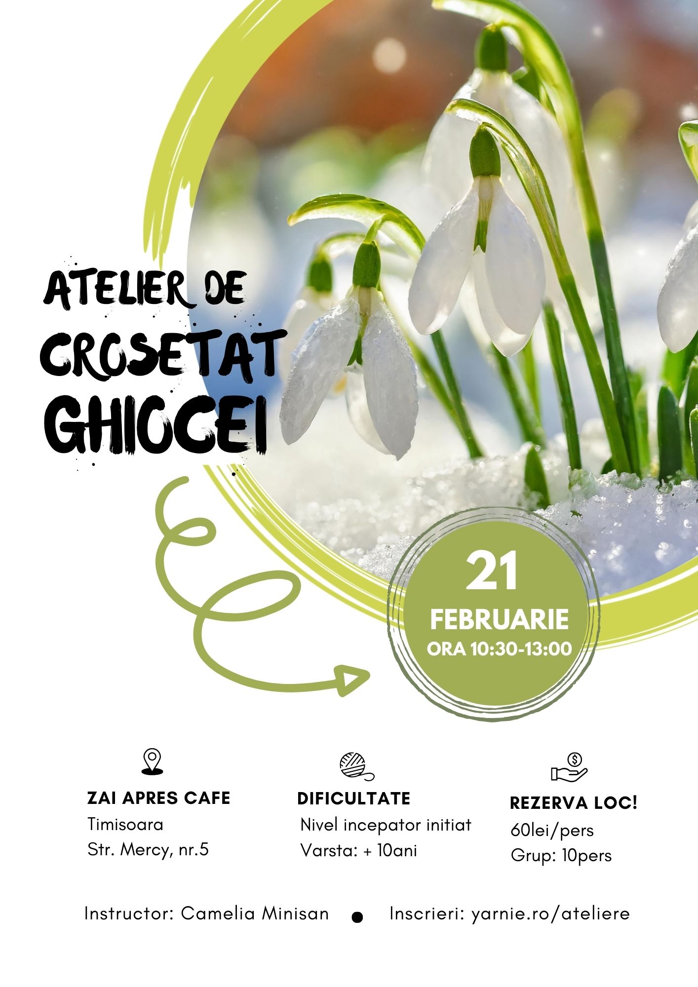 Atelier de Croșetat Ghiocei