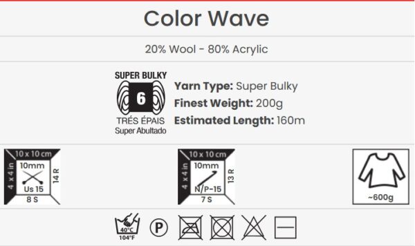 YarnArt Color Wave 118 - imagine 4
