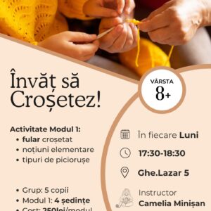 Învăț să croșetez - Modul 1