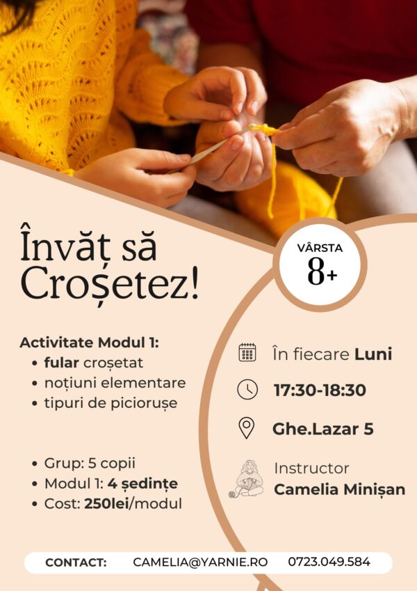 Învăț să croșetez - Modul 1