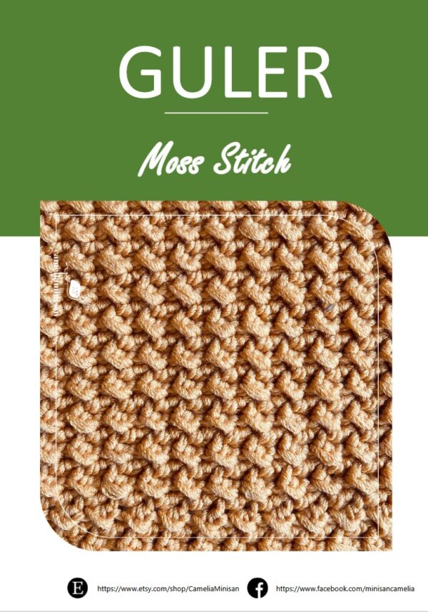 Guler Moss Stitch - Tutorial de Croșetat
