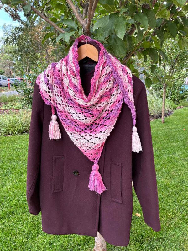 Șal AUTUMN BREEZE- Tutorial de Croșetat - imagine 3