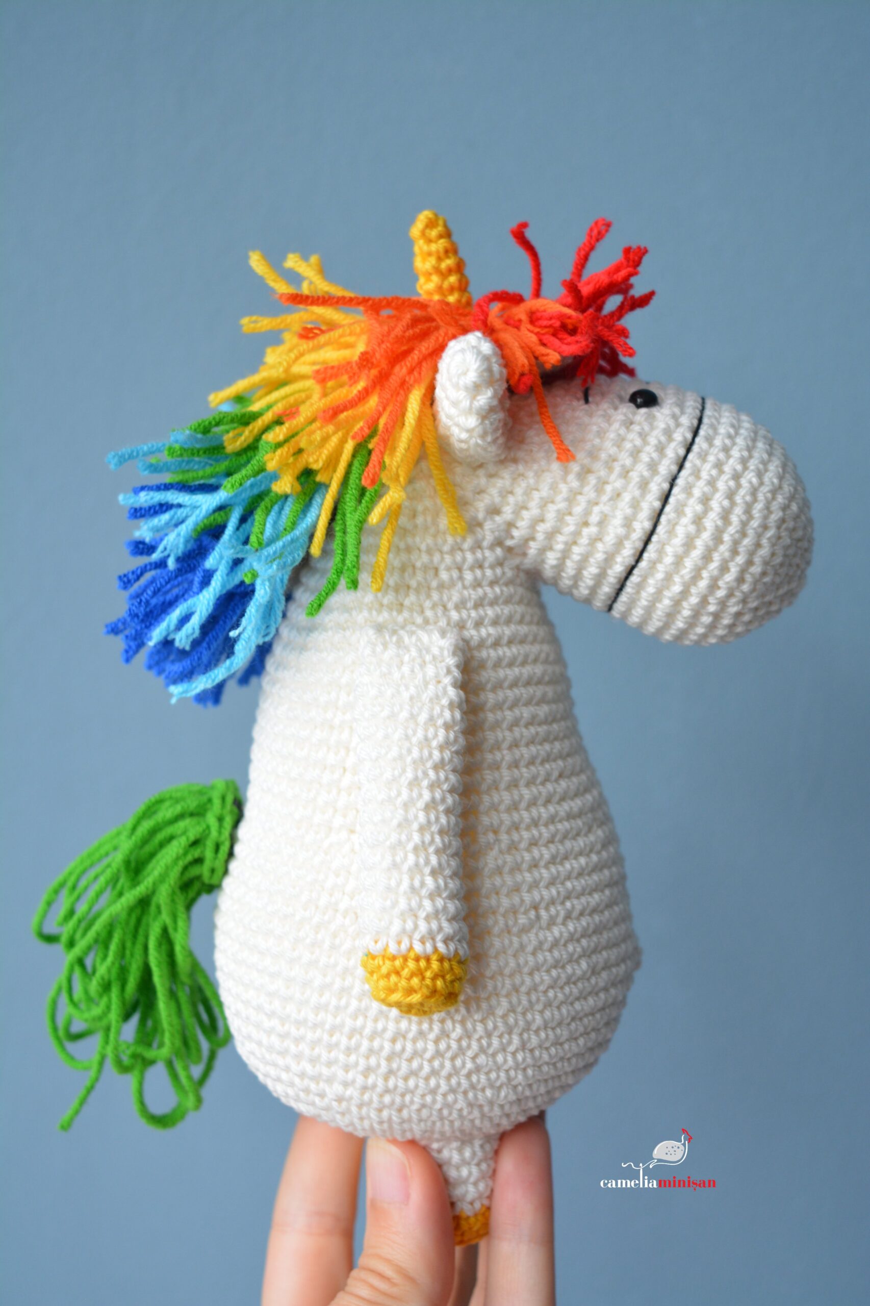 Unicorn croșetat