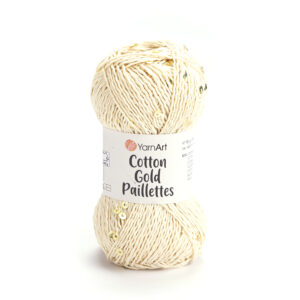 YarnArt Cotton Gold Paillettes 7103