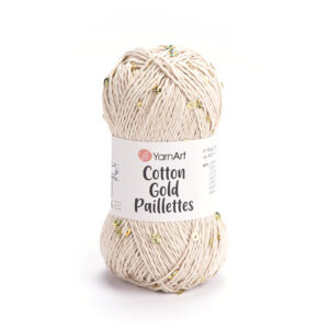 YarnArt Cotton Gold Paillettes 7104