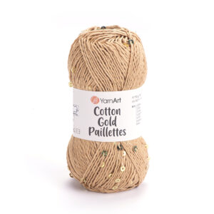 YarnArt Cotton Gold Paillettes 7105