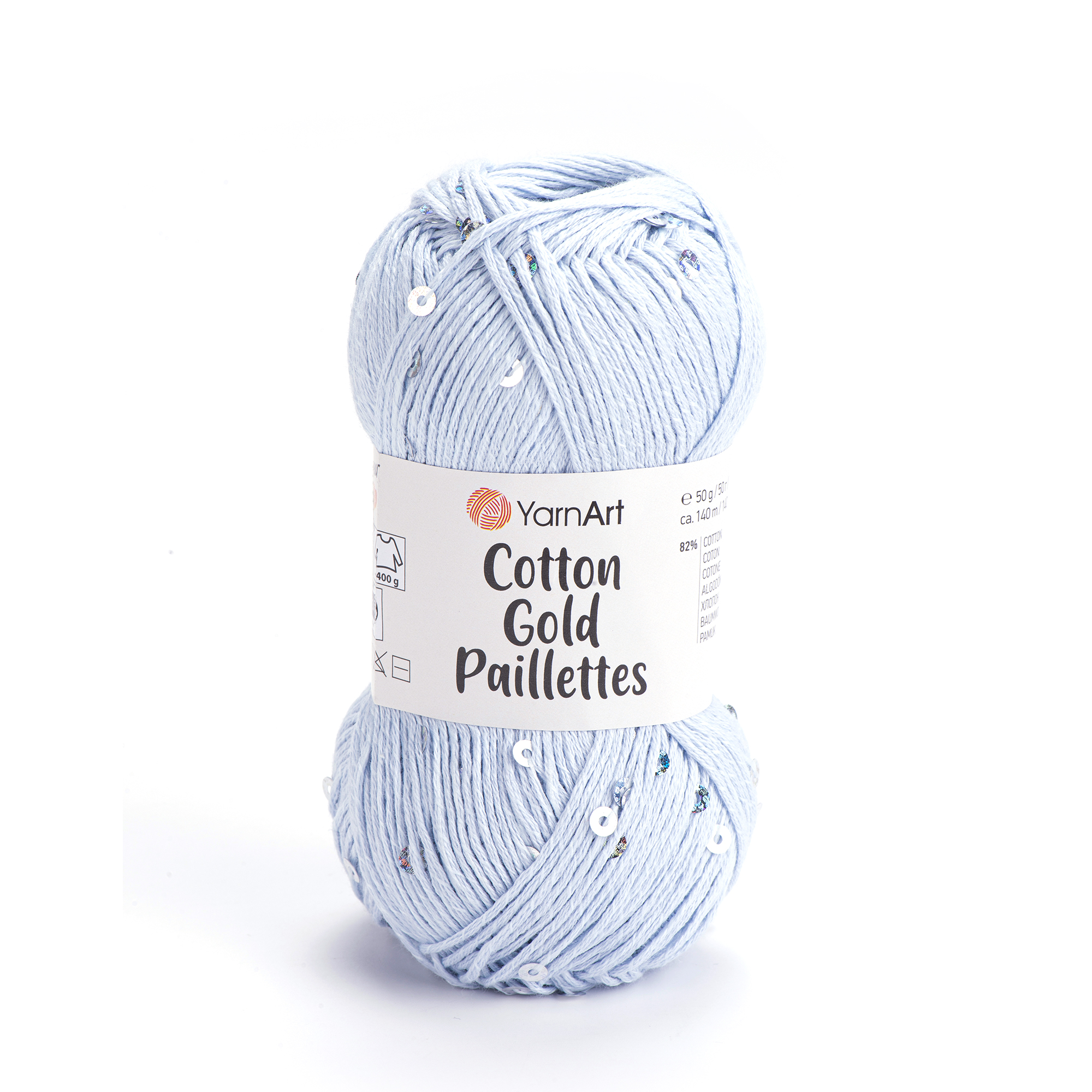 YarnArt Cotton Gold Paillettes 7109