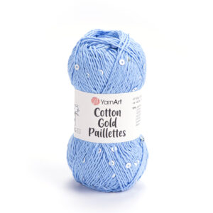 YarnArt Cotton Gold Paillettes 7110
