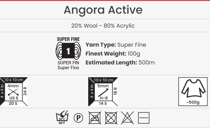 YarnArt Angora Active 850 - imagine 2