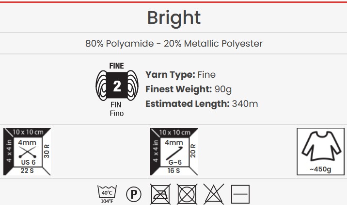 YarnArt Bright 235 - imagine 2