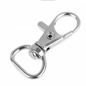 Carabină rotatitvă argintie 12mm