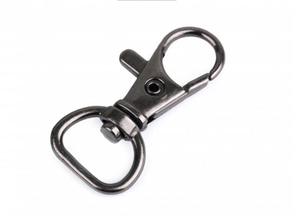 Carabină rotatitvă nichel negru 12mm
