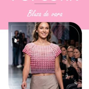 Bluza cu model POPCORN- Tutorial de Croșetat