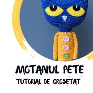Motanul Pete - Tutorial de Croșetat