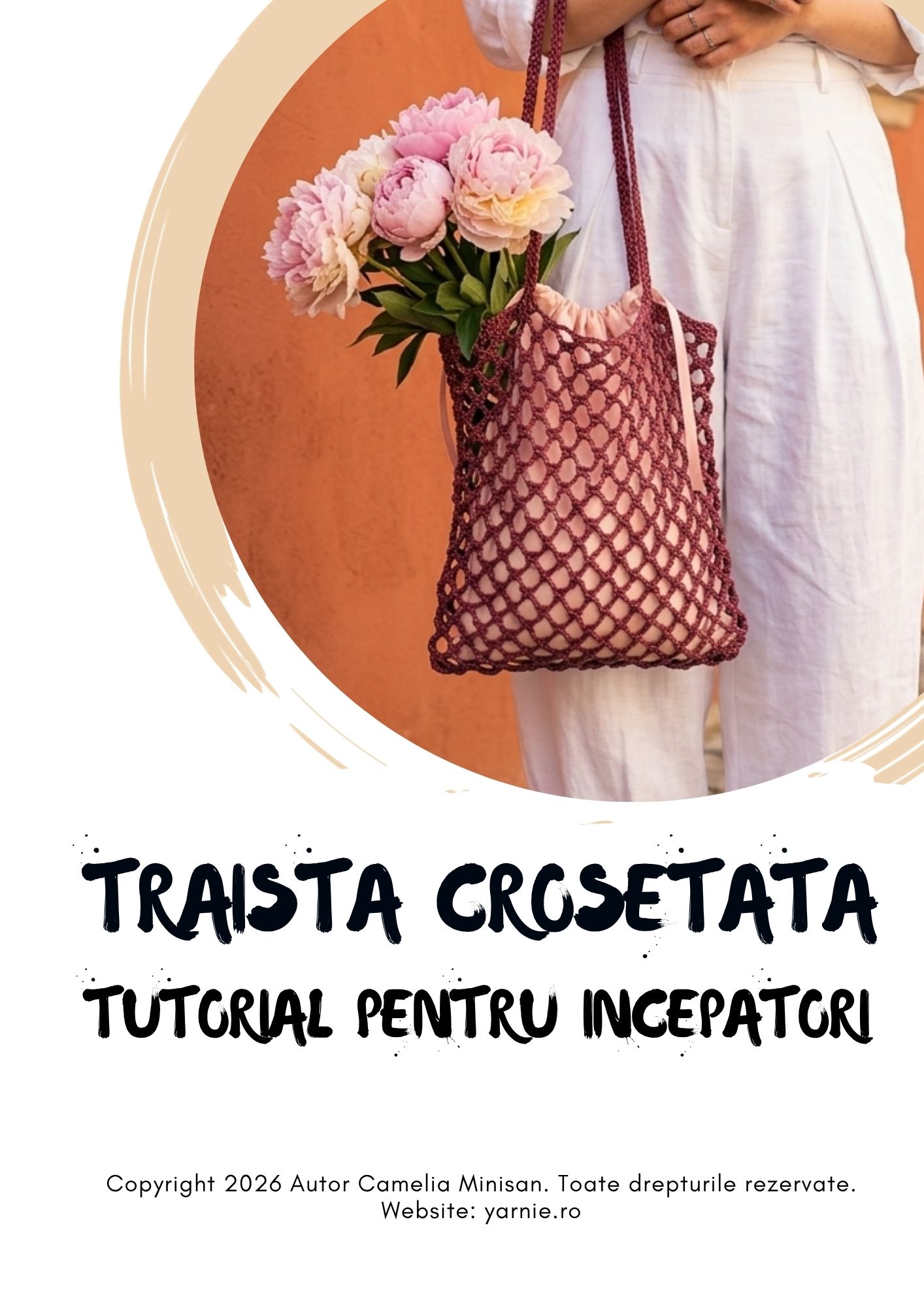 Traistă simplă - Tutorial de Croșetat