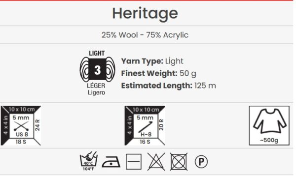 YarnArt Heritage 342 - imagine 3