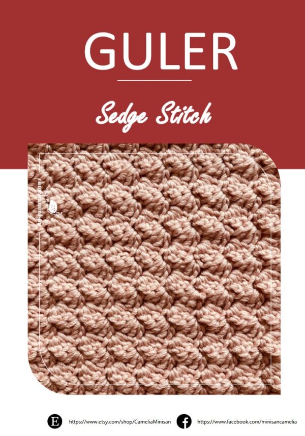 Guler Sedge Stitch - Tutorial de Croșetat